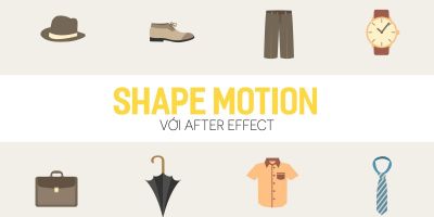 Shape motion với After effect