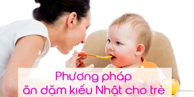Phương pháp ăn dặm kiểu Nhật cho trẻ