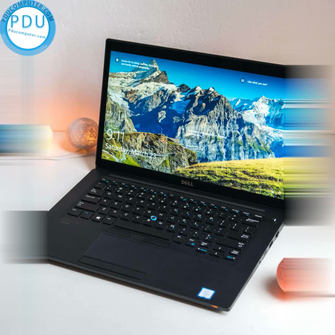 Laptop Cũ Dell Latitude e7480/ i5*6300U/ RAM 8G/ Ổ SSD 256GB/ MÀN 14.0 Full HD/ Card On