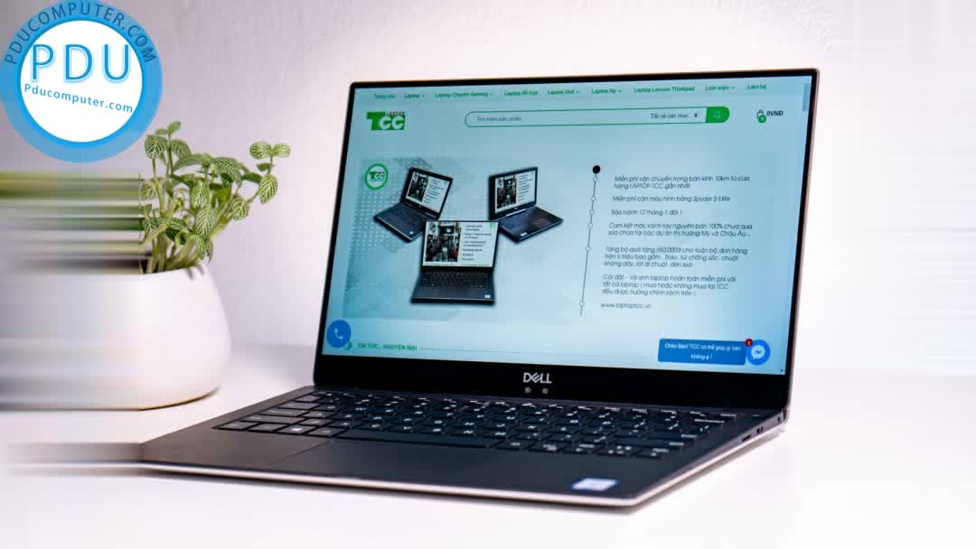 Laptop Cũ Dell XPS 13 9370 |i7-8550U | Ram 8GB | SSD 256GB PCIe NVMe |13.3 inch FHD | Intel UHD Graphics 620