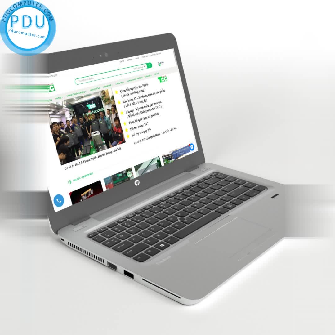 Laptop Cũ Hp Elitebook 840 G3 Ultrabook i5 6300U | Like new 99% | RAM 8GB DDR4 | SSD 256GB | 14 Inches Full HD| Card on