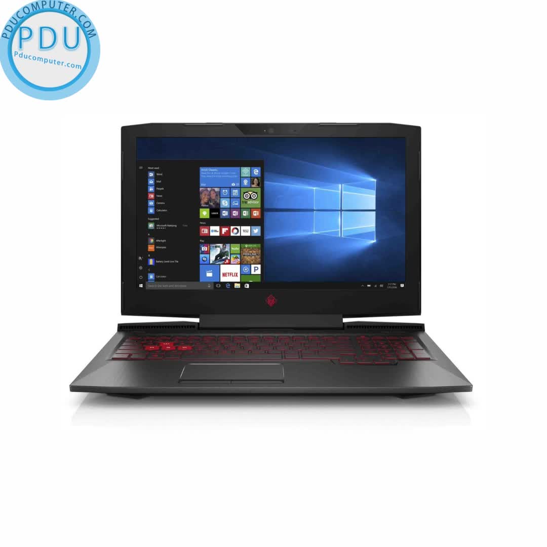 Laptop Cũ GAMING HP OMEN 17 2017 CORE I7 7700HQ/ RAM 16G/ SSD 128+HDD 1T/ GTX 1070 8G/ MÀN 17.3 FULL HD IPS