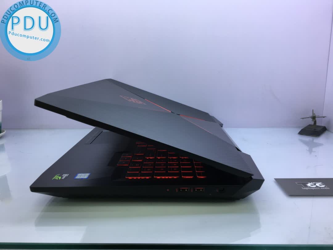 Laptop Cũ GAMING HP OMEN 17 2017 CORE I7 7700HQ/ RAM 16G/ SSD 128+HDD 1T/ GTX 1070 8G/ MÀN 17.3 FULL HD IPS