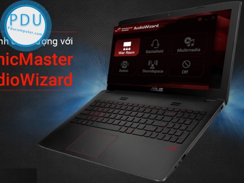 Laptop Cũ Asus GL552VX-DM143D (Core i5-6300HQ, RAM 8GB, HDD 1TB, VGA 4GB, NVIDIA GTX 950M, 15.6 inch Full HD 1920X1080)