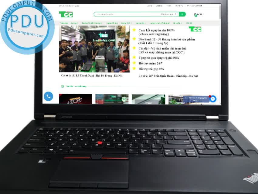 Laptop Cũ Lenovo ThinkPad P71 i7-7820HQ| RAM 16GB| 512G SSD| 17”3| NVIDIA Quadro P3000 6G DDR5