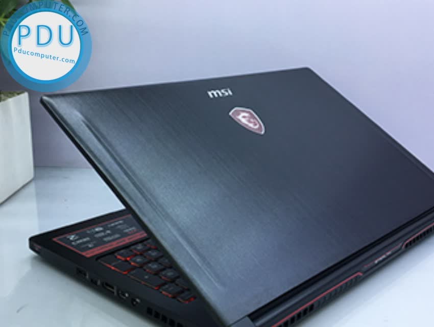 Laptop Cũ MSI GS63 7RF Stealth Pro Core i7-7700HQ, RAM 16GB, SSD 128+HDD 1TB, NVIDIA GeForce GTX 1060 (6GB), 15.6 inch Full HD