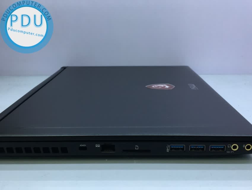Laptop Cũ MSI GS63 7RF Stealth Pro Core i7-7700HQ, RAM 16GB, SSD 128+HDD 1TB, NVIDIA GeForce GTX 1060 (6GB), 15.6 inch Full HD