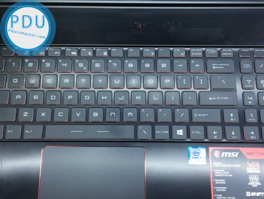 Laptop Cũ MSI GS63 6RF Stealth Pro Core i7-6700HQ, RAM 16GB, SSD 128+HDD 1TB, NVIDIA GeForce GTX 1060 (6GB), 15.6 inch Full HD