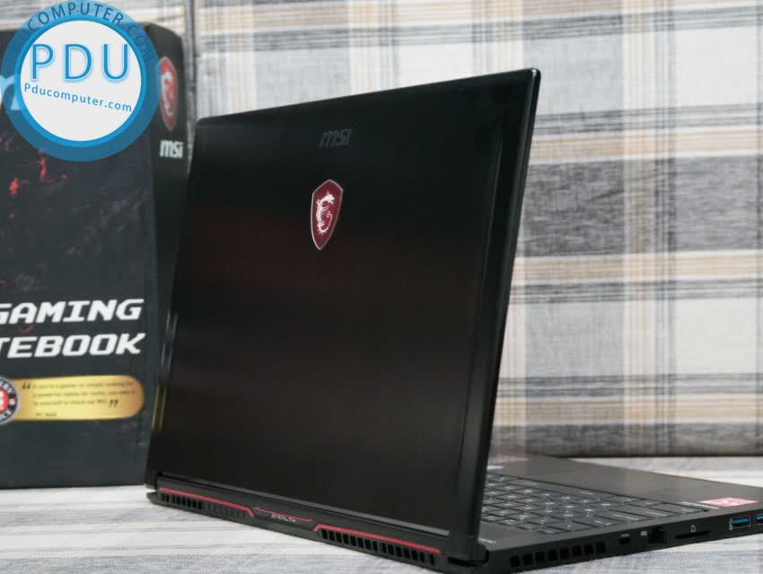 Laptop Gaming MSI GS63 Stealth Thin 8RE i7-8750H/Ram 16GB/SSD256GB+1TB HDD/ GTX 1060 6gb/15.6″ FHD anti-glare IPS Like new fullbox