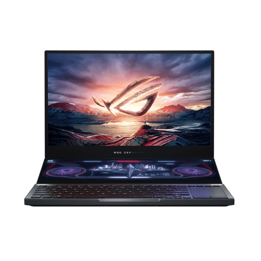 Laptop Asus Gaming ROG Zephyrus Duo GX550LWS-HF102T (i7 10875H/16GB RAM/1TB SSD/15.6 FHD 300hz/RTX 2070 S Max-Q 8GB/Win10/Balo/Xám)