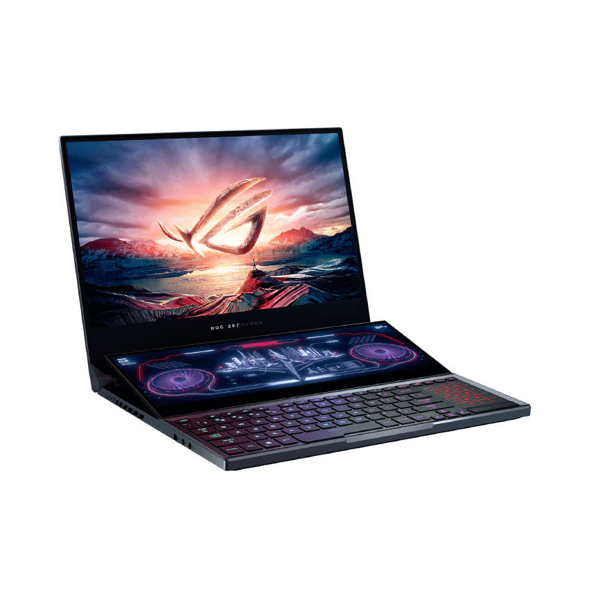 Laptop Asus Gaming ROG Zephyrus Duo GX550LWS-HF102T (i7 10875H/16GB RAM/1TB SSD/15.6 FHD 300hz/RTX 2070 S Max-Q 8GB/Win10/Balo/Xám)