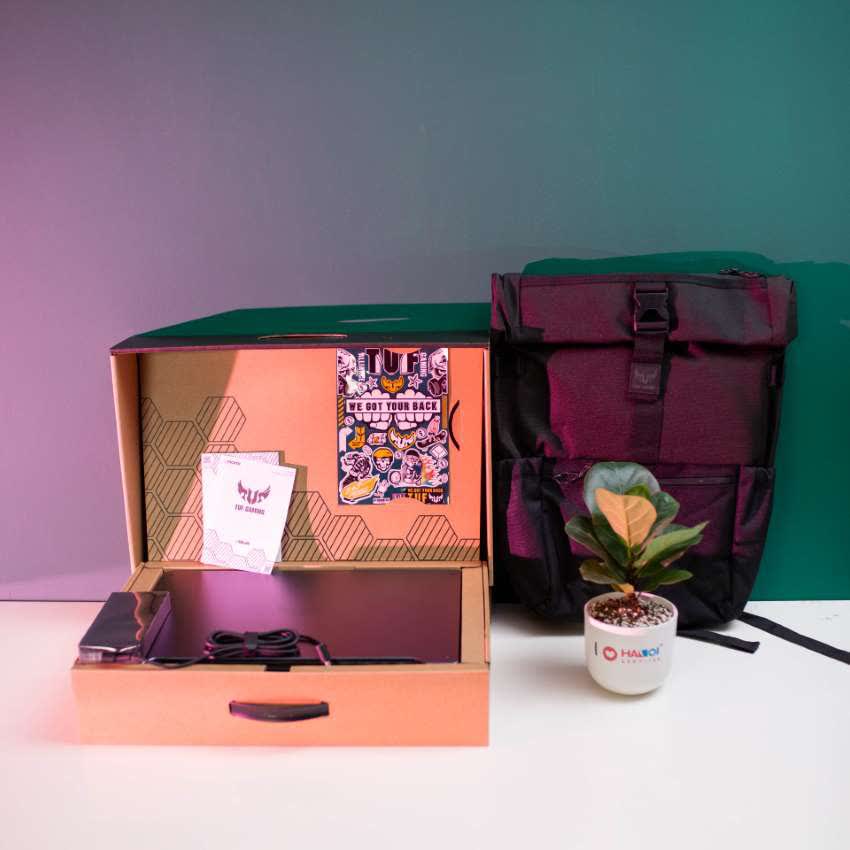 Laptop Asus Gaming TUF FA706IU-H7133T (R7 4800H/8GB RAM/512GB SSD/17.3 FHD 120Ghz/GTX 1660Ti 6GB/Win10/Balo/Xám)