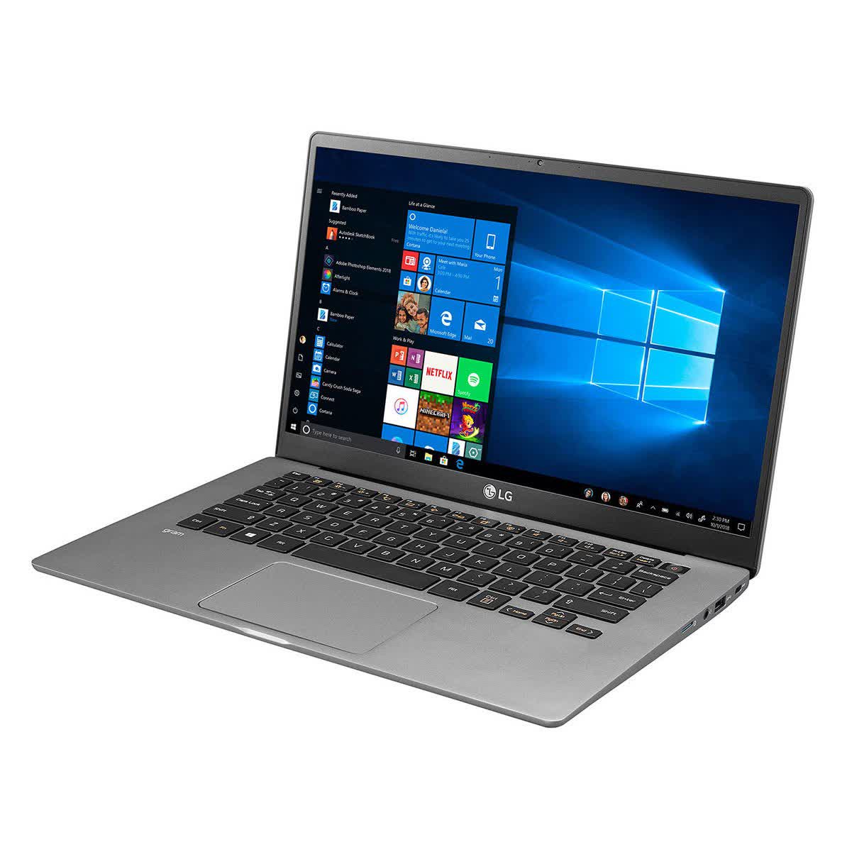 Laptop LG Gram 14Z90N-V.AR52A5 (i5 1035G7/8GB RAM/256GB SSD/14.0inch FHD/FP/Win10 Home/Xám Bạc) (model 2020)