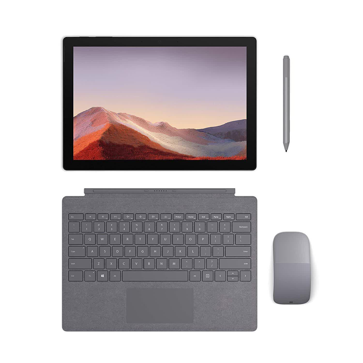 Microsoft Surface Pro 7 (i5 1035G4/8GB RAM/256GB SSD/12.3 inch PixelSense Cảm ứng/Win 10 Home/Đen)