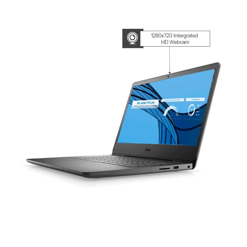 Laptop Dell Vostro 3401 (70227392) (i3 1005G1 4GB RAM/1TB HDD + 256GB SSD/14.0 inch FHD/Win10/Đen)