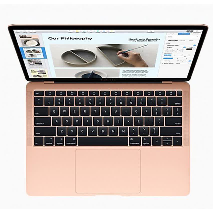 Apple Macbook Air 13 (MWTL2) (i3 1.1Ghz/8GB /256GB SSD/13.3 inch IPS/MacOS/Vàng) (2020)
