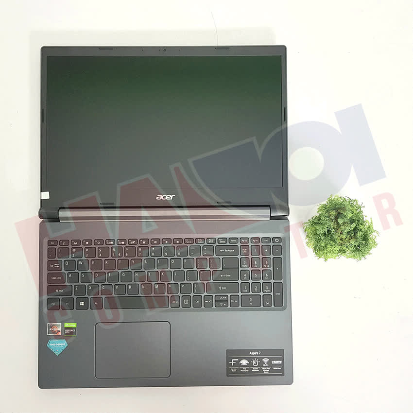 Laptop Acer Gaming Aspire 7 A715-41G-R150 (NH.Q8SSV.004) (Ryzen 7 3750H/8GB RAM/512GB SSD/ GTX1650Ti 4G DDR6/15.6 inch FHD IPS/Win10/Đen)