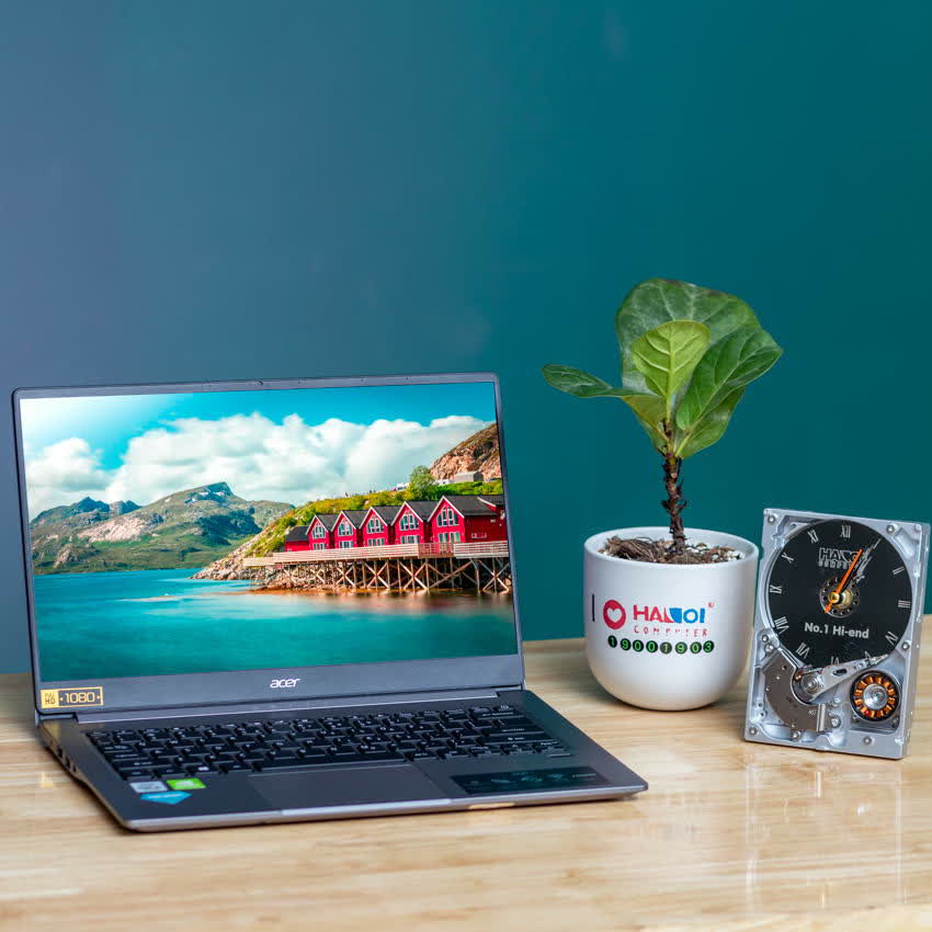 Laptop Acer Swift SF314-56G-78QS (NX.HAQSV.001) (i7 8565U/8GB RAM/512GB SSD/MX250 2GB/14 inch FHD/Win 10/Bạc)