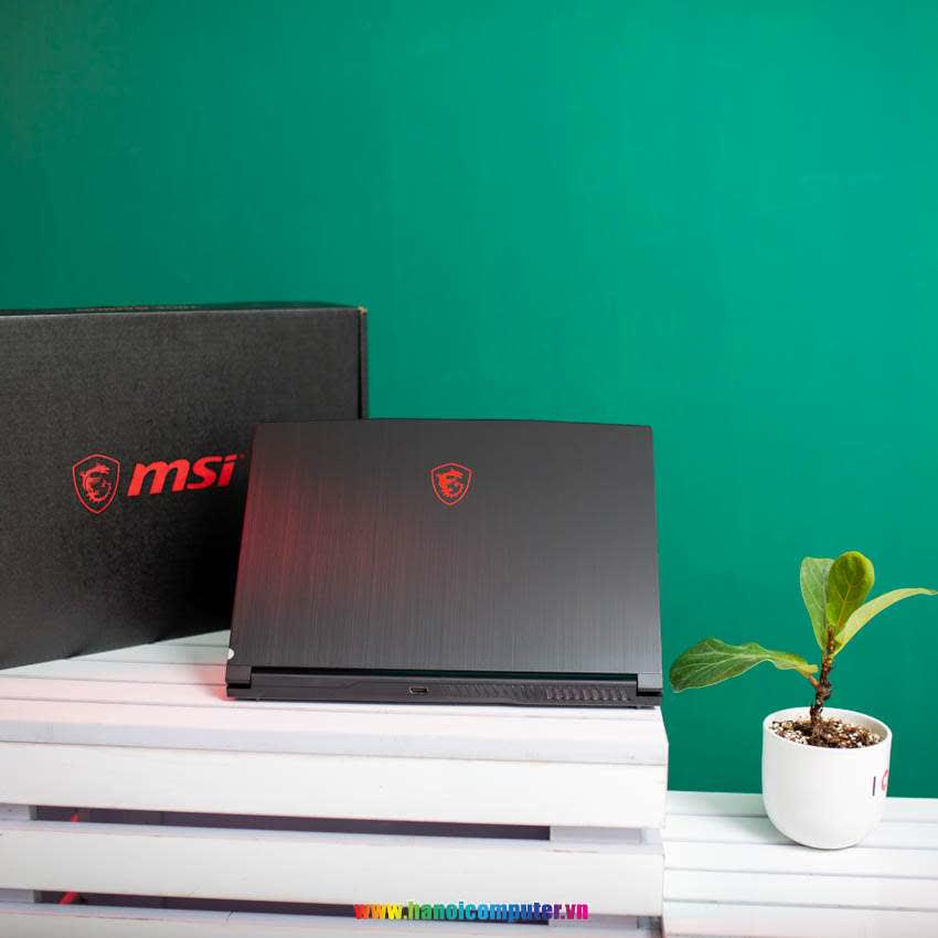 Laptop MSI Gaming GF63 10SCXR-1218VN (i5-10300H/8GB RAM/512GB SSD/GTX1650 Max Q 4GB DDR6/15.6 inch FHD 144Hz/Win 10/Đen) (2020)