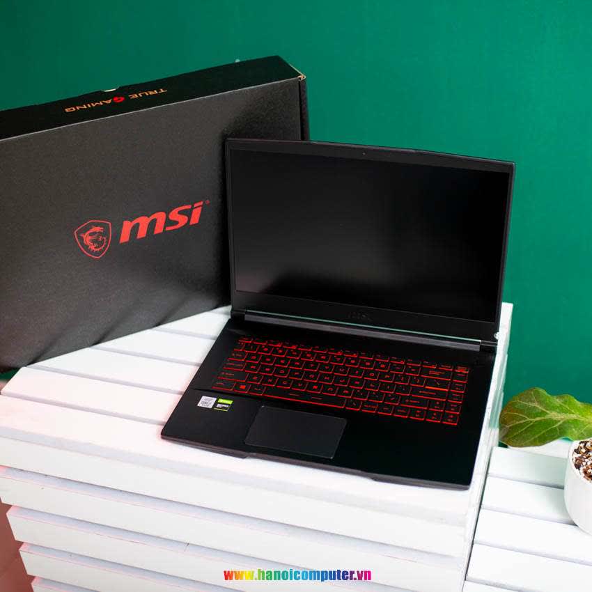 Laptop MSI Gaming GF63 Thin 9SCSR (846VN) (i7 9750H 8GB RAM/512GB SSD/GTX1650Ti 4G/15.6 inch FHD 144Hz/Win 10/Đen)
