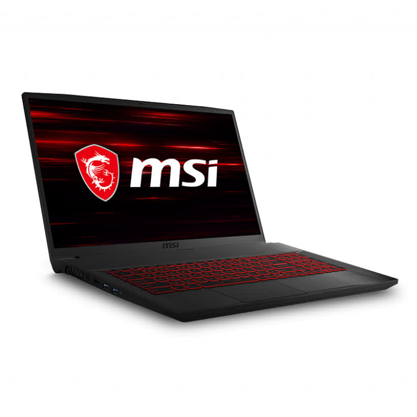 Laptop MSI Gaming GF75 Thin 10SCXR (038VN) (i7 10750H/ 8GB RAM/512GB SSD/GTX 1650 4G/17.3 inch FHD 120Hz/Win 10)