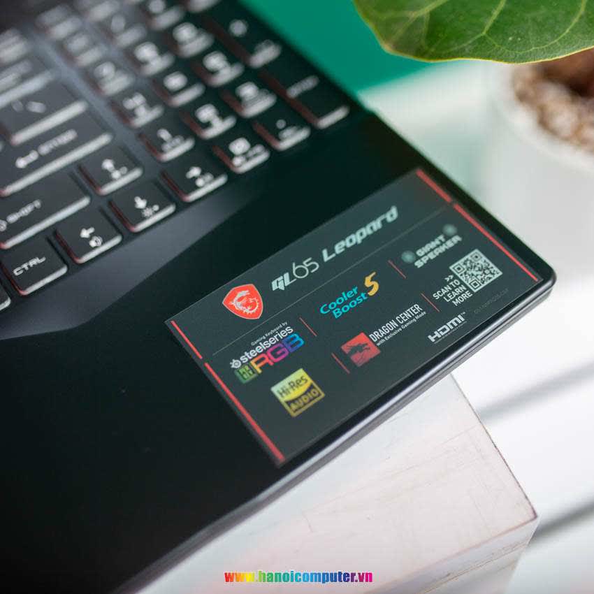 Laptop MSI Gaming GL65 Leopard 10SEK (235VN) (i7-10750H/16GB RAM/1TBSSD/RTX 2060 6G/15.6 inch FHD 144Hz/Win 10/Đen) (2020)