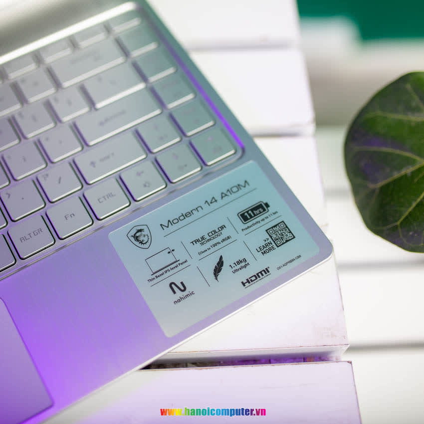 Laptop MSI Modern 14 A10M (692VN) (i5 10210U/8GB RAM/256GB SSD/14 inch FHD/Win 10/Bạc)