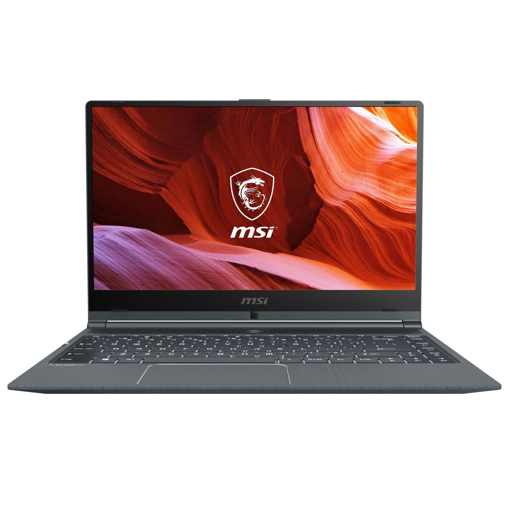 Laptop MSI Modern 14 A10RAS (1041VN) (i7-10510U/8GB RAM/512GBSSD/MX330 2GB/ 14 inch FHD/Win 10/Xám) (2020)