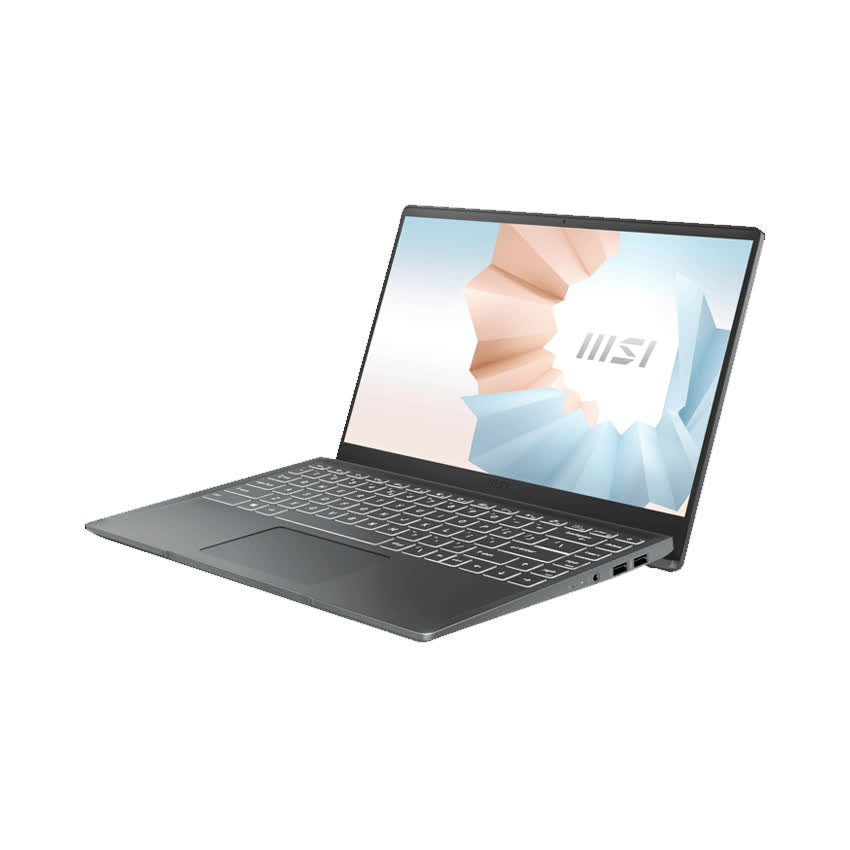 Laptop MSI Modern 14 B10MW (427VN) (i3 10110U/8GB RAM/256GB SSD/14.0 inch FHD/Win10/Xám)