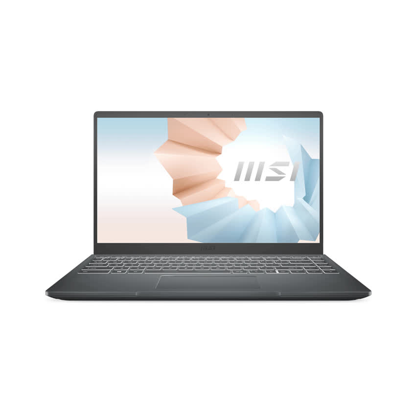 Laptop MSI Modern 14 B11SB (244VN) (i5-1135G7/8GB RAM/512GBSSD/MX450 2GB/14 inch FHD/Win 10/Xám) (2020)