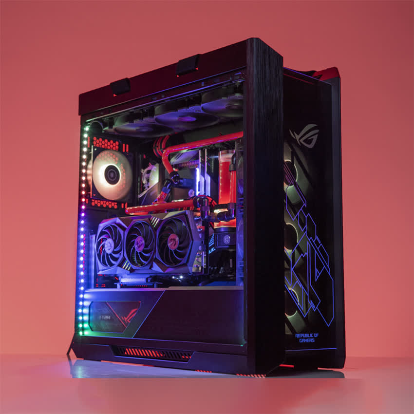 PC GAMING DRAGON ROUGE (I9 10900K/Z490/32GB RAM/2,5TB SSD/RTX 3090/1200W/WATERCOOLING EK/WIN 10 PRO)