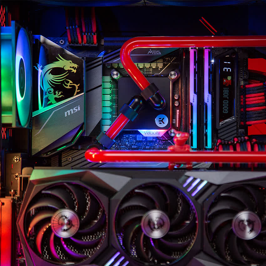 PC GAMING DRAGON ROUGE (I9 10900K/Z490/32GB RAM/2,5TB SSD/RTX 3090/1200W/WATERCOOLING EK/WIN 10 PRO)