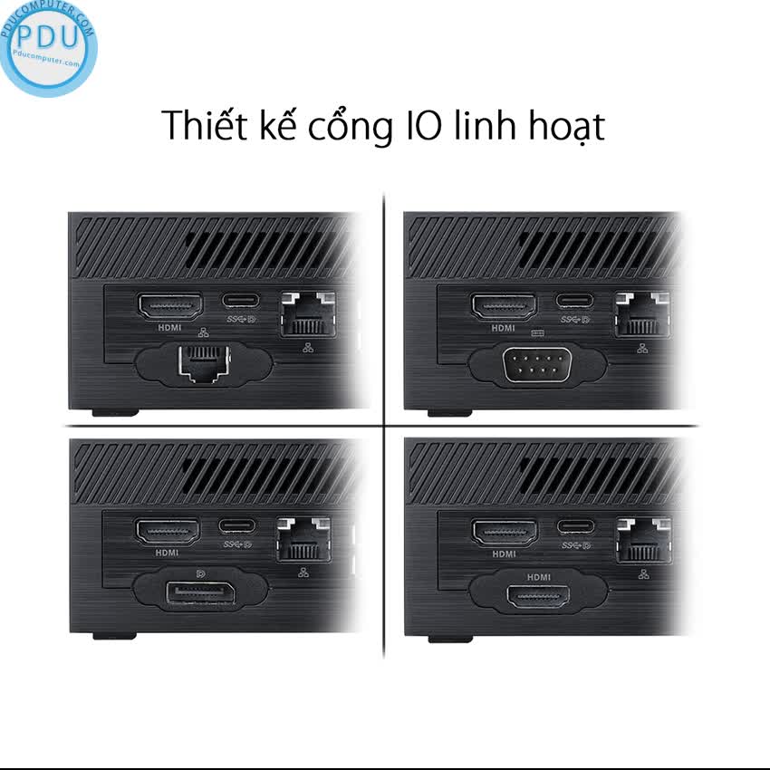 Mini PC Asus PN60 (i3-8130U/WL/Vesa Mount/Com Port/Đen) (BB3016MC)