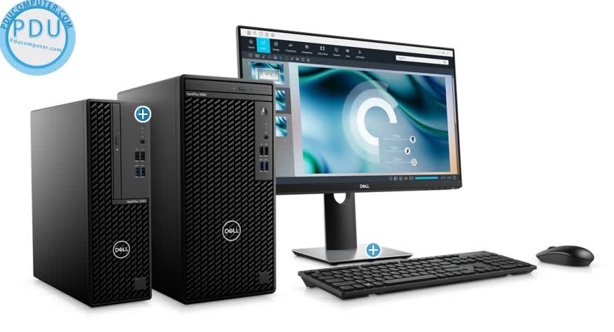 PC Dell OptiPlex 3080MT (i3-10100/4GB RAM/1TB HDD/DVDRW/K+M/Fedora) (3080MT-i310100-4G1TB3Y)