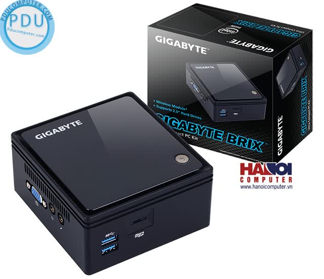 PC Gigabyte Brix Celeron J3160 (Mini-PC Barebone) (GB-BACE-3160)