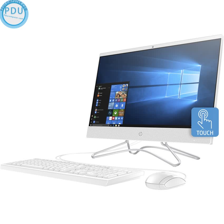 PC HP All in One 22-c0120d (i3-9100T/4GB RAM/1TB HDD/21.5inch/Touch/DVDRW/WL+BT/K+M/Win 10) (5QC38AA)