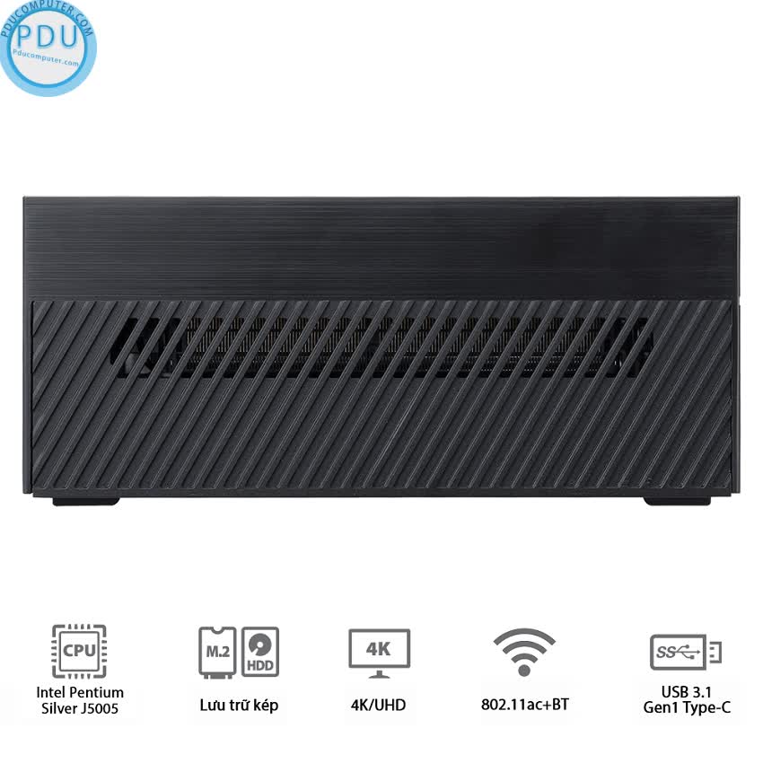 PC mini Asus PN40-BBC061MV (Intel Celeron J4005/Barebone) (90MS0181-M00610)