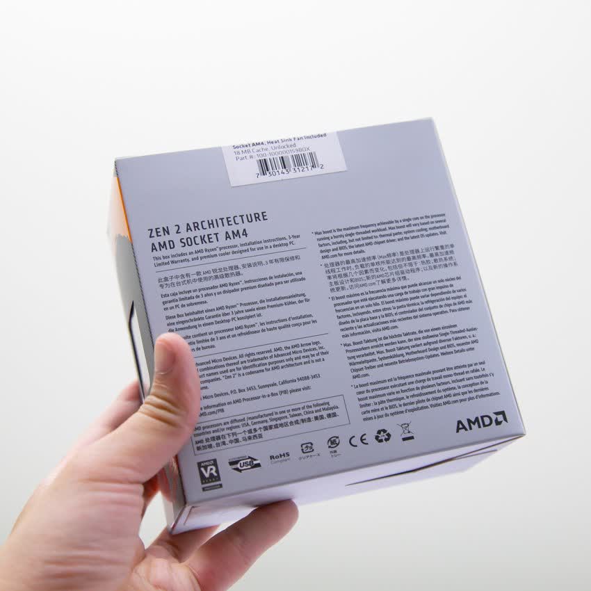 CPU AMD Ryzen 3 3100 (3.6GHz turbo up to 3.9GHz, 4 nhân 8 luồng, 16MB Cache, 65W) - Socket AMD AM4