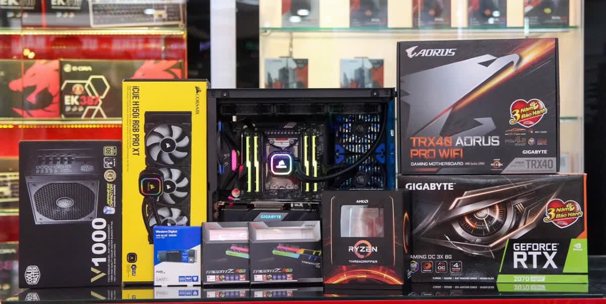 CPU AMD Ryzen Threadripper 3960X (3.8GHz turbo up to 4.5GHz, 24 nhân 48 luồng, 140MB Cache, 280W) - Socket sTRX4