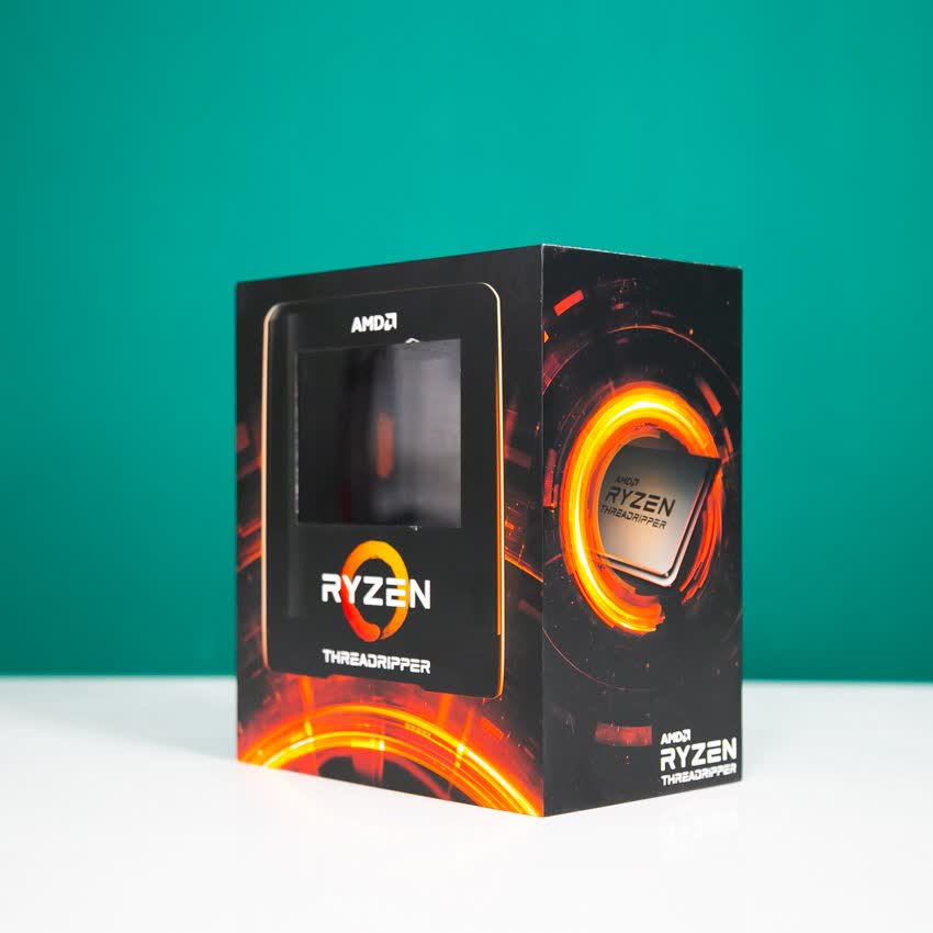 CPU AMD Ryzen Threadripper 3970X (3.7GHz turbo up to 4.5GHz, 32 nhân 64 luồng, 144MB Cache, 280W) - Socket sTRX4