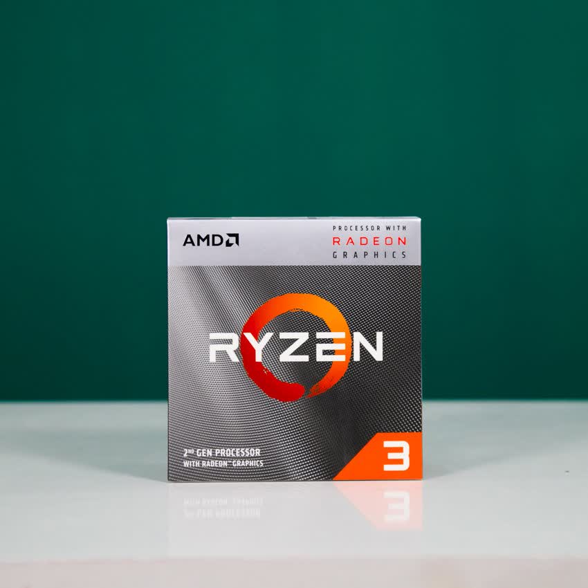 CPU AMD Ryzen 3 3200G (3.6GHz turbo up to 4.0GHz, 4 nhân 4 luồng, 4MB Cache, Radeon Vega 8, 65W) - Socket AMD AM4