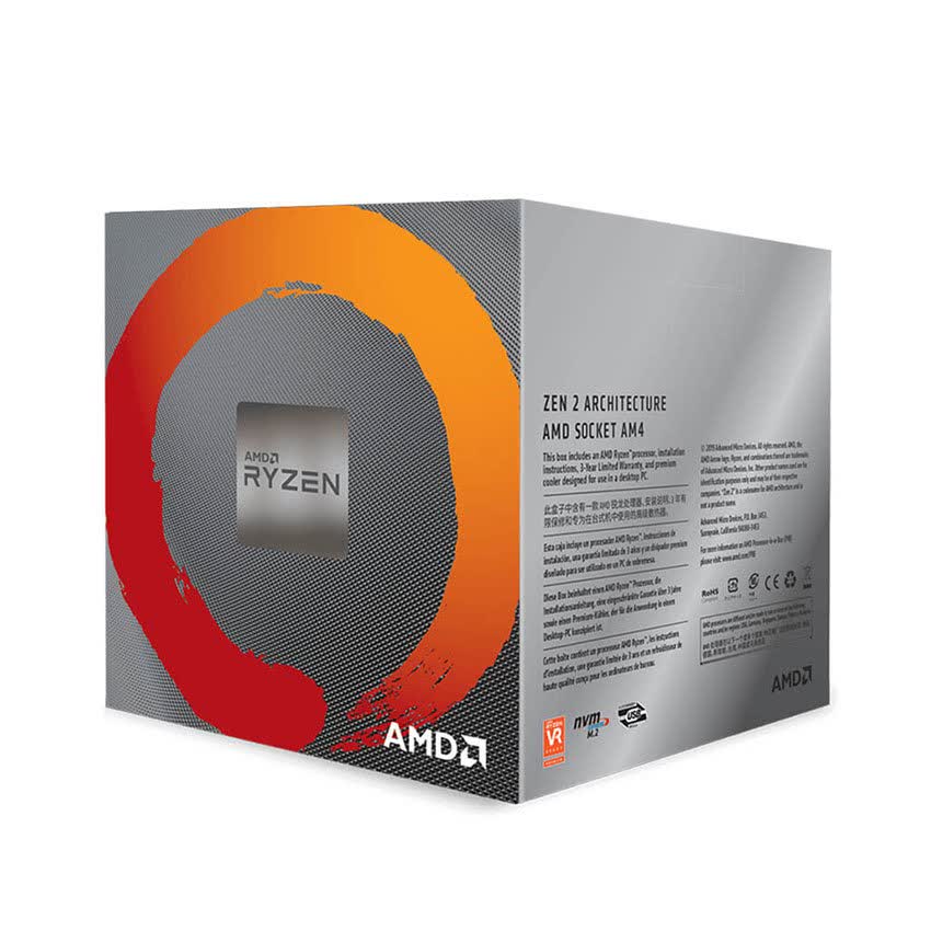 CPU AMD Ryzen 7 3700X (3.6GHz turbo up to 4.4GHz, 8 nhân 16 luồng, 36MB Cache, 65W) - Socket AMD AM4