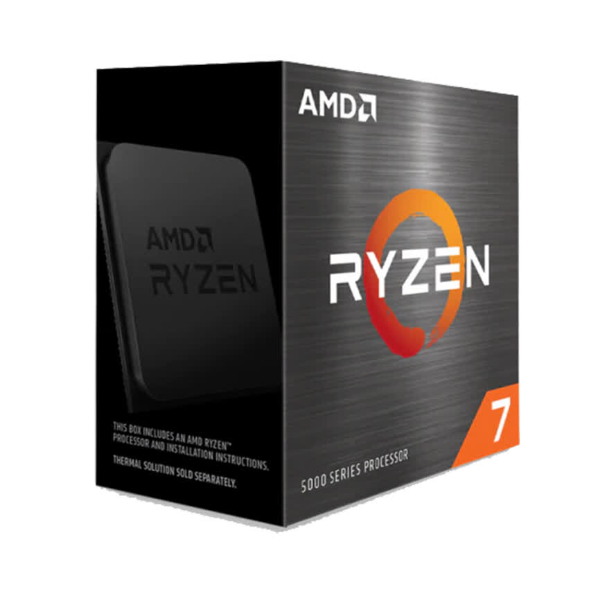 CPU AMD Ryzen 7 5800X (3.8 GHz Upto 4.7GHz / 36MB / 8 Cores, 16 Threads / 105W / Socket AM4)