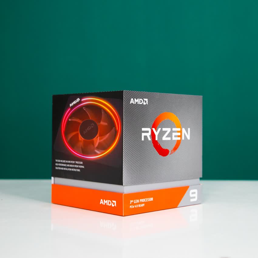 CPU AMD Ryzen 9 3900X (3.8GHz turbo up to 4.6GHz, 12 nhân 24 luồng, 70MB Cache, 105W) - Socket AMD AM4
