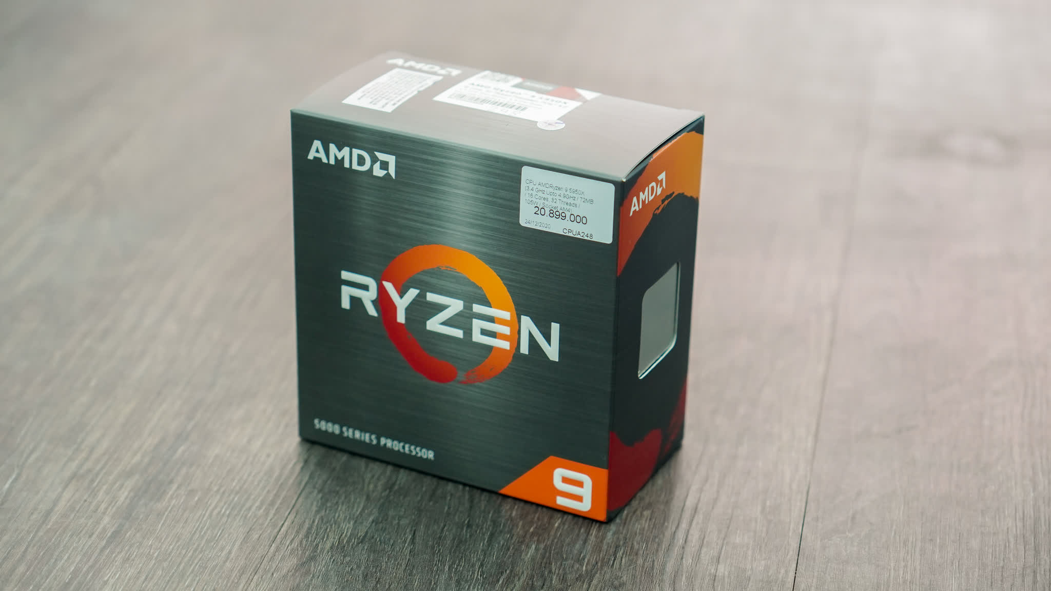 CPU AMD Ryzen 9 5950X (3.4 GHz Upto 4.9GHz / 72MB / 16 Cores, 32 Threads / 105W / Socket AM4)