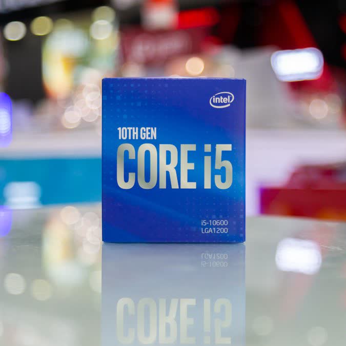 CPU Intel Core i5-10600 (3.3GHz turbo up to 4.8GHz, 6 nhân 12 luồng, 12MB Cache, 65W) - Socket Intel LGA 1200