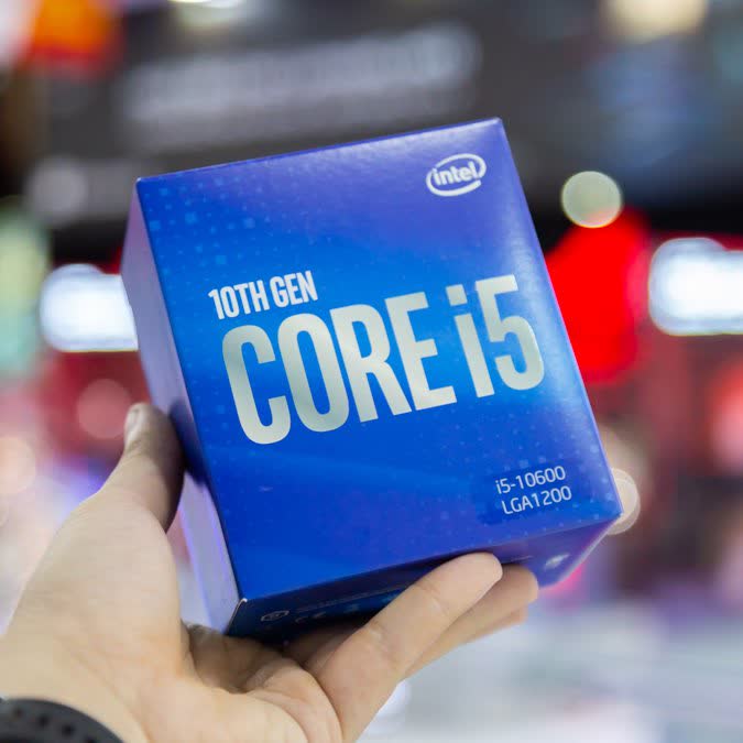 CPU Intel Core i5-10600 (3.3GHz turbo up to 4.8GHz, 6 nhân 12 luồng, 12MB Cache, 65W) - Socket Intel LGA 1200