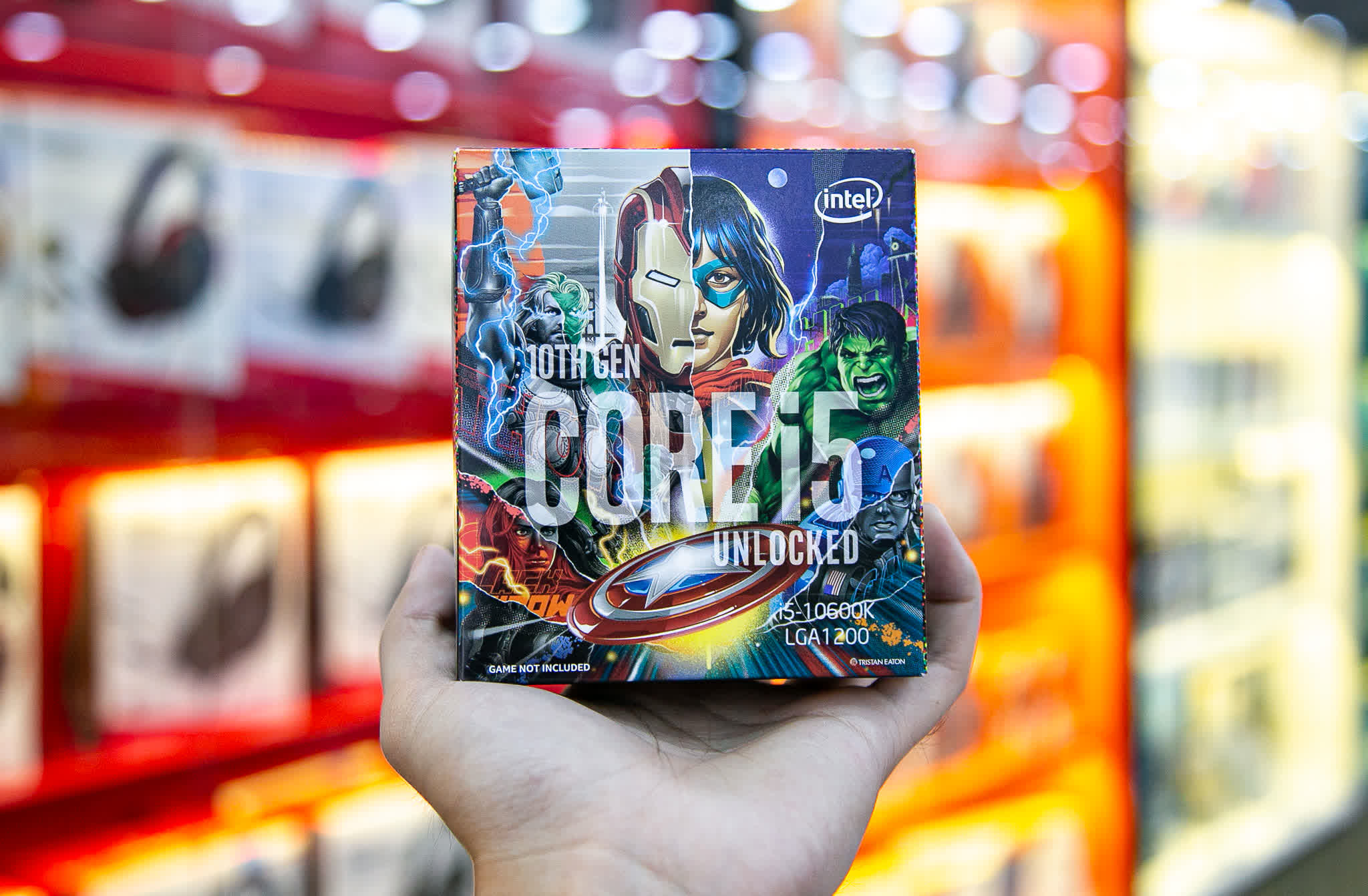 CPU Intel Core i5-10600K Avengers Edition (4.1GHz turbo up to 4.8GHz, 6 nhân 12 luồng, 12MB Cache, 125W) - Socket Intel LGA 1200