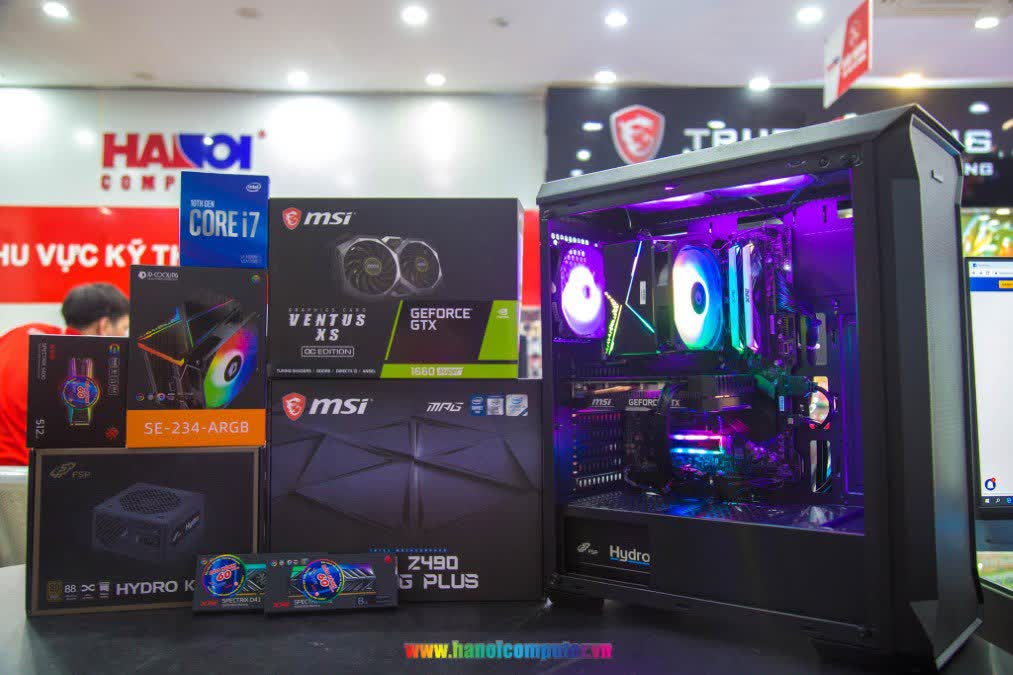 CPU Intel Core i7-10700F (2.9GHz turbo up to 4.8GHz, 8 nhân 16 luồng, 16MB Cache, 65W) - Socket Intel LGA 1200