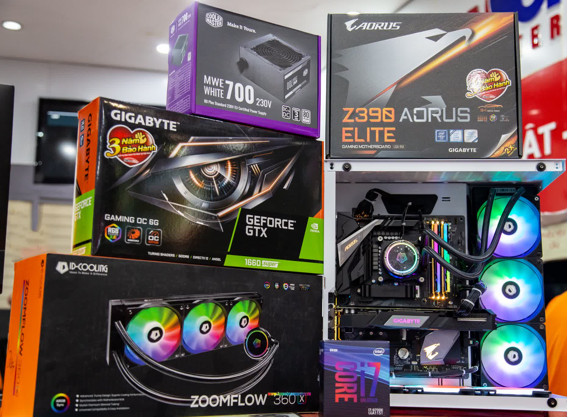 CPU Intel Core i7-10700F (2.9GHz turbo up to 4.8GHz, 8 nhân 16 luồng, 16MB Cache, 65W) - Socket Intel LGA 1200